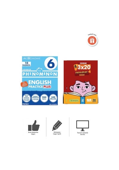 Fenomen 2027 6. Sınıf The Phenomenon English Practice Plus Ve 3x20 Paragraf Deneme Bigelio Yayıncılık