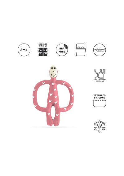 Matchstick Monkey Silkon Dis Kasiyici / Monkey Heart Çok Renkli