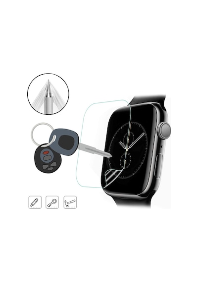Huawei Band 8 Uyumlu 2 Adet Kırılmaz Cam Özel Kesim Hydrogel Film Şeffaf