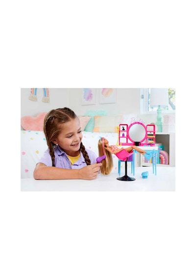 Barbie Muhteşem Kuaför Oyun Seti, 3 Yaş Ve Üzeri, Hkv00
