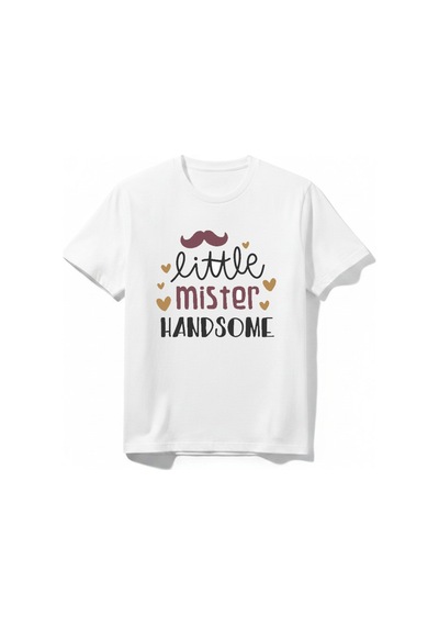 Urbantrendstore Erkek Çocuk Günlük Sade Basic Bayrama Özel Tatil İçin Unisex Bisiklet Yuvarlak Yaka Basic Kısa Kollu %100 Pamuk Tişört Beyaz