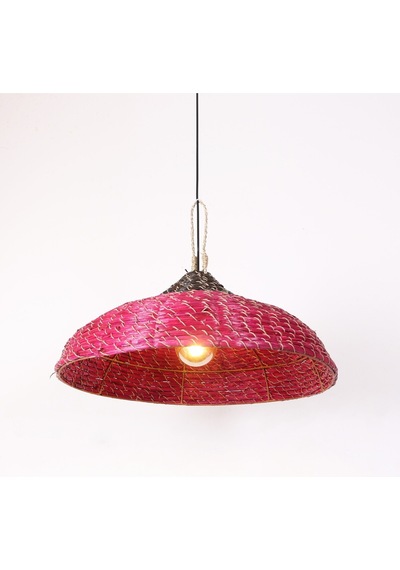 Mendong Berry Aydınlatma 60x27 Cm Pembe