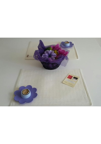 Tr Romans Amerikan Servis, Leke Tutmaz Su Geçirmez, Polycotton Kumaş, 32x45 Cm, Krem, 2 Li Genel