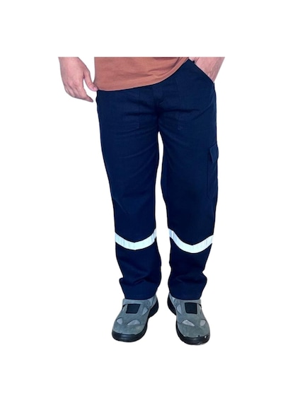 Formteks Eko İşçi Keten Pantolon Lacivert Diğer