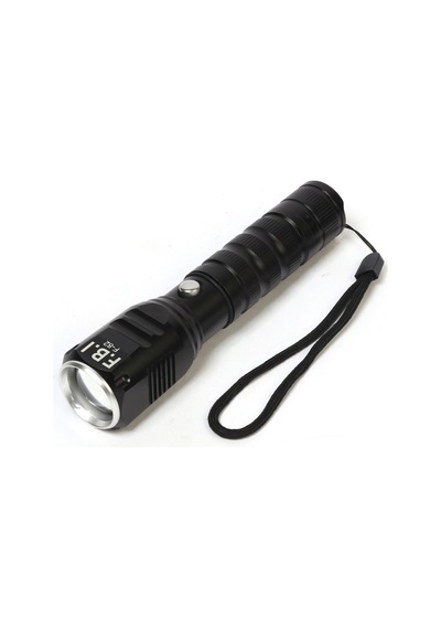 F.B.i F-82 T6 Led Zoomlu 2000 Lm Yüksek Işık Şarjlı El Feneri Siyah