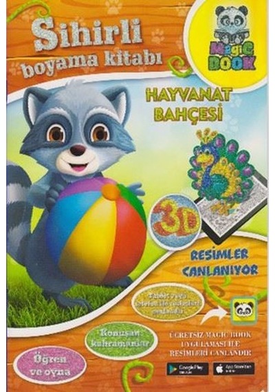 Hayvanat Bahçesi Sihirli Boyama Kitabı- Magic