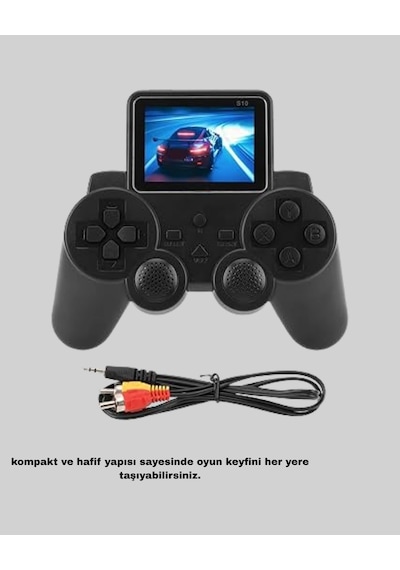 Ceylan Adam Mini Retro Oyun Konsolu S10 2.8 İnç Ekran Taşınabilir Klasik i