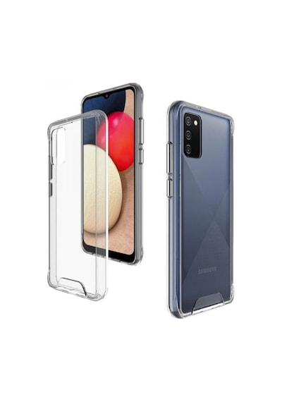 Samsung Samsung Uyumlu Galaxy A03s Kılıf Lüx Şeffaf Silikon