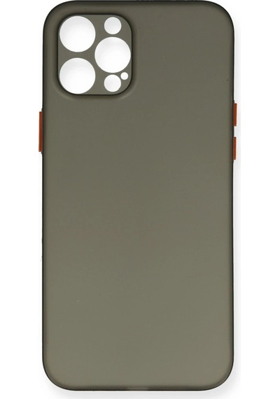 Cosmotex Newface Apple iPhone Uyumlu  12 Pro Max Kılıf Pp Ultra İnce Kapak - Gri