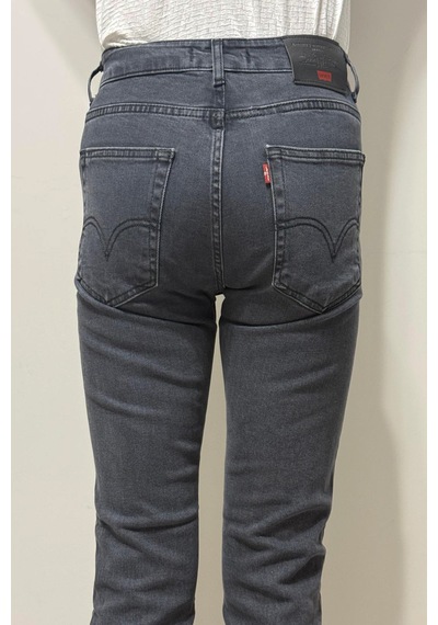 Hacker Denim Dmctekstil Erkek 1021 Yüksek Bel Normal Kesim Boru Paça Jean Pantolon Füme