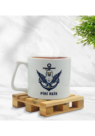 Bk Gift Kişiye Özel Tekne Marin Ve Denizcilik Tasarımlı Middle Kupa-1, Arkadaşa Hediye Kobitmeyencom33419 Bk Gift