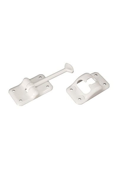 Rv Designer E231, Plastik Kapı Tutucu, T Stili, 3-1/2", Beyaz, Giriş Kapısı Donanımı