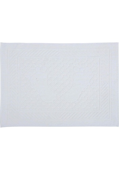 Banyo Ayak Havlusu %100 Pamuk 50x70 Cm Yumuşak Ayak İzli Krem