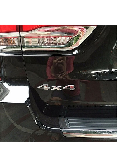 4x4 Krom Bagaj Yazısı 3m 3d Abs Jeep Renegade