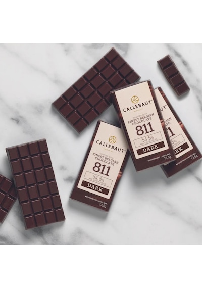 Callebaut Bitter Çikolata Napoliten 1 Kg 75 Adet Belçika Çikolatası Tekli Sunumluk Mini Bitter Çikolata