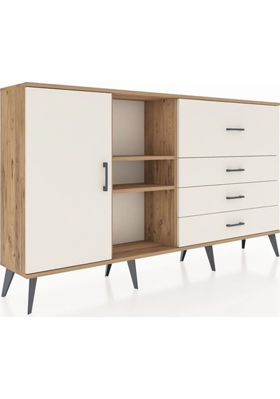Arges Konsol 4 Raflı 4 Çekmeceli Tek Kapaklı 176x30x99 Çam-aytaşı Aytası - Atlas Çam Arges Konsol 4 Raflı 4 Çekmeceli Tek Kapaklı 176x30x99 Çam-aytaşı Aytası - Atlas Çam