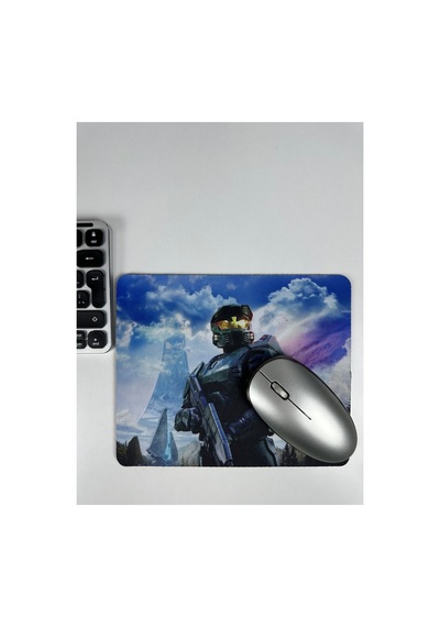 Halo Kaymaz Dikişli Kauçuk Oyuncu Mousepad V1 - 22x18 Gaming Mouse Pad Fare Altlığı