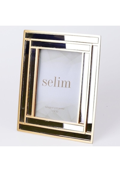 Selim 15 x 20 CM Lara Aynalı Çerçeve Altın