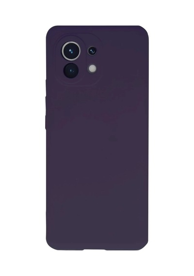Xiaomi Mi 11 Uyumlu Kılıf Nano İçi Kadife Silikon - Mor