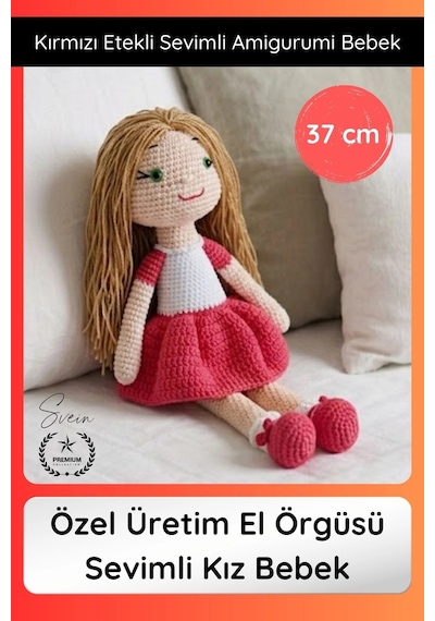 Amigurumi Özel Üretim El Yapımı Renkli Etekli Amigurumi Bebek El Örgüsü Sevimli Oyuncak Dekoratif