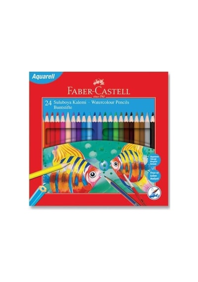 Karton Kutu Aquarell Boya Kalemi 24 Renk Diğer
