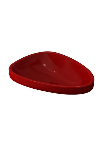 Bocchi Etna Tezgah Üstü Lavabo 58 CM Parlak Kırmızı 1112-019-0125