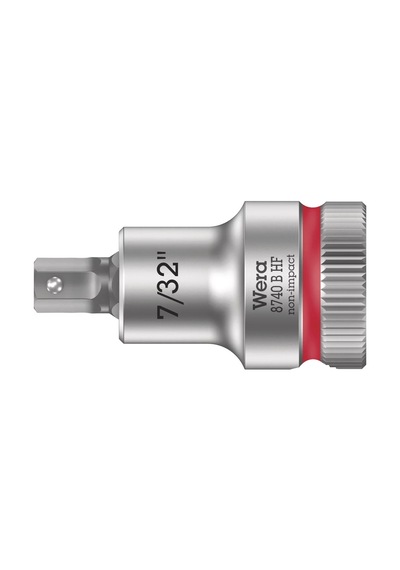 Wera 8740 B Hf Altıgen Uçlu Zyklop Lokma Bits, 3/8" Soketli, Tutma Fonksiyonlu, 7/32" X 35 Mm