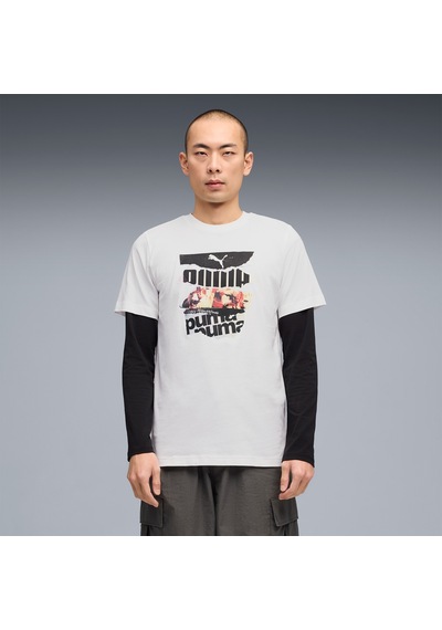 Puma Graphic Erkek Beyaz T-shirt 693010
