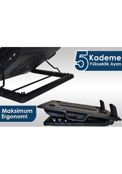 Inca INC-343FXS Tek Fanlı 7" - 17" Notebook Soğutucu