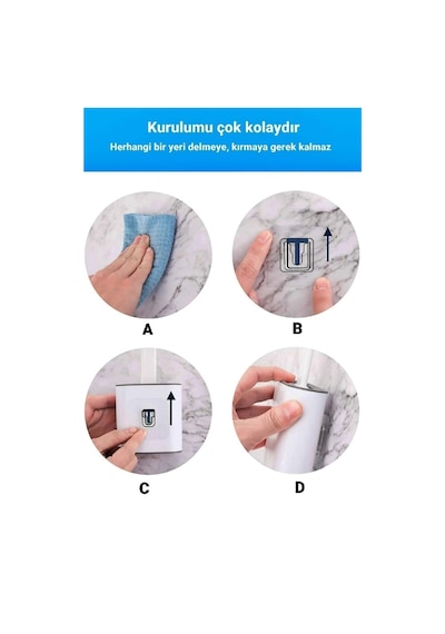 Beyaz Renk Silikon Tuvalet Fırçası / Bükülebilir Pratik Silikon Wc Klozet Fırçası
