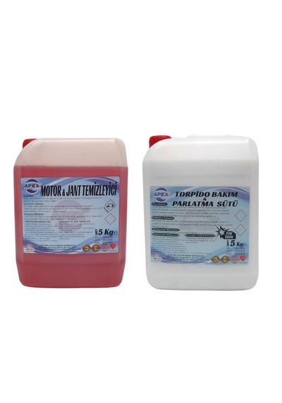 Torpido Parlatıcı Süt Ve Motor Jant Temizleyici 2'li Set - 5kg