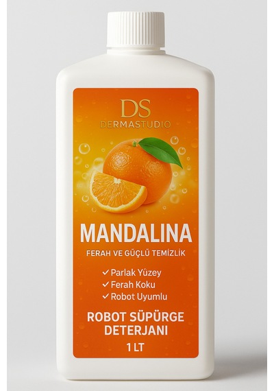 Robot Süpürge Deterjanı Mandalina 1 L Yer Temizleme Solüsyonu Tekli