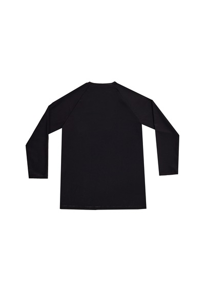 Neopy Uv Korumalı Genç Uzun Kollu Tek Üst Mayo Erkek Çocuk Tshirt 5317 Siyah Siyah