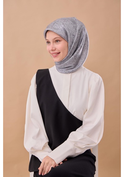 Silk Home Shiny Eşarp 75012-07 gri