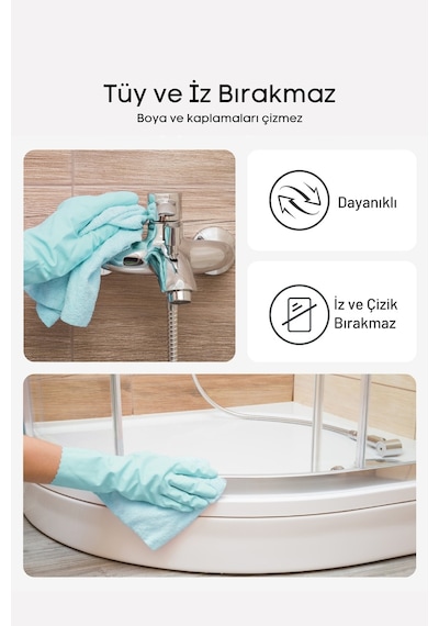 Çok Amaçlı Rulo Mikrofiber Temizlik Bezi 30x30 60 Yapraklı Beyaz - Mavi 2x30 Lu Paket Beyaz - Mavi
