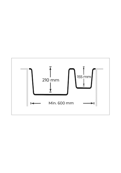 P005 Troya 1.5 Göz Damlalıklı Granit Evye 1000 500 Mm Krem İsimdebelirtilmiş