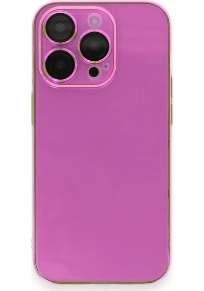 Mey İthalat Apple Uyumlu iPhone 13 Pro Kılıf Armada Lensli Kapak - Pembe