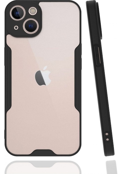 Apple Uyumlu  iPhone 13 ile Kapak Colorful Kamera Korumalı Silikon Kılıf