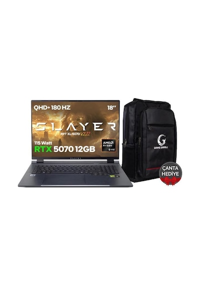 Game Garaj Slayer-R9T-Xl-5070-V2.12-C2 R9-8945HX 32 GB 2 TB SSD RTX5070 18" Free Dos Dizüstü Bilgisayar