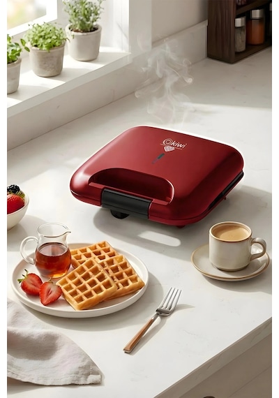 Kiwi KSM-2405W 750 W Waffle Makinesi