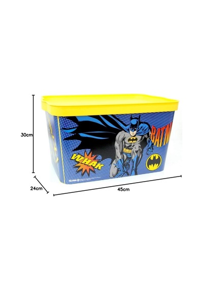 Tuffex Batman Lisanslı 24 Litre Hazneli Kapaklı Oy Çok Renkli