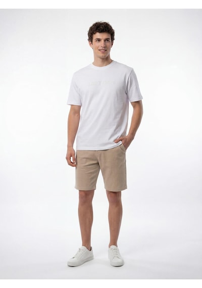 Erkek T-shirt Lf2042976 Beyaz
