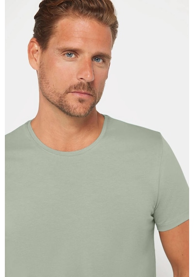 Tudors Erkek Slim Fit Dar Kesim Pamuklu Yumuşak Doku Likralı Esnek Kumaş Yeşil Bisiklet Yaka Tişört-34947 Yeşil Tudors Erkek Slim Fit Dar Kesim Pamuklu Yumuşak Doku Likralı Esnek Kumaş Yeşil Bisiklet Yaka Tişört-34947 Yeşil
