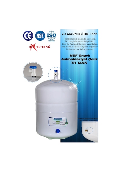 Wm21 Premium Ultramineral Ters Osmoz Metal 8 Litre Çelik Tanklı S N11.92