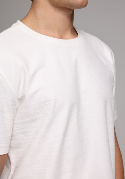 Colin's Colins Regular Fit Yuvarlak Yaka Düz Erkek Beyaz Kısa Kol Tişört Cl1080599 Q1.v2 Wht