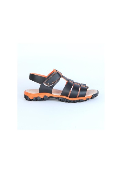 Arzen 23-ar.1 Cırtlı Erkek Çocuk Sandalet Siyah