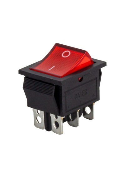Geniş Işıklı 6p On-off Anahtar Ic-104a
