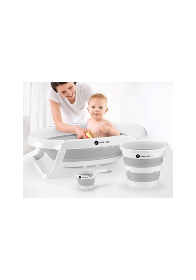 Safe Line 3'lü Katlanır Küvet Seti Kutulu