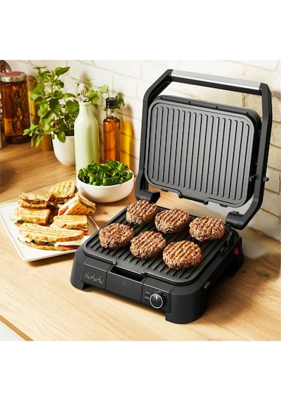 Tefal SuperGrill 3in1 6 Dilim Kapasiteli 2000 Watt Barbekü Izgara ve Tost Makinesi