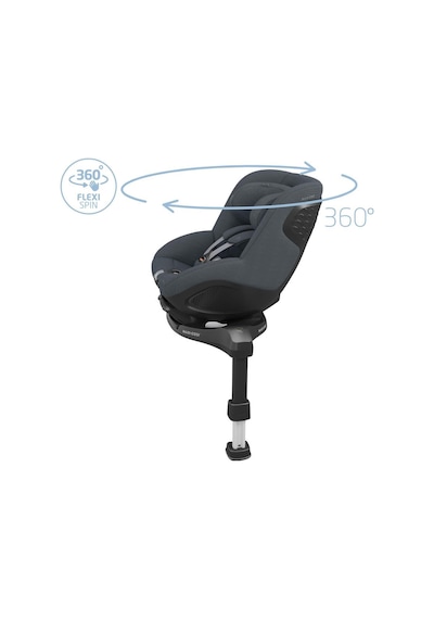 MaxiCosi Mica 360 Pro İSize Dünyanın İlk Kızaklı, Araç Dışına Çıkabilen İsofix'Li 360 Dönebilir Yatabilir 018 Kg Bebek Oto Koltuğu Authentic Graphite
